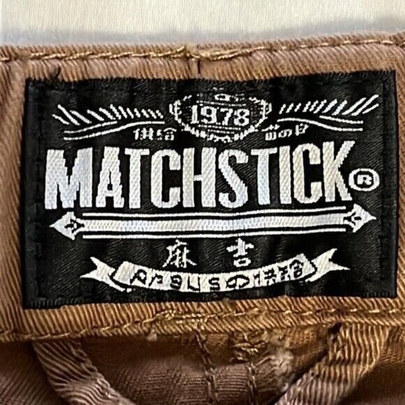 Matchstick Pants with Pockets, Elastic Waist & Ankles, Khaki / Tan, Small - Picture 9 of 9